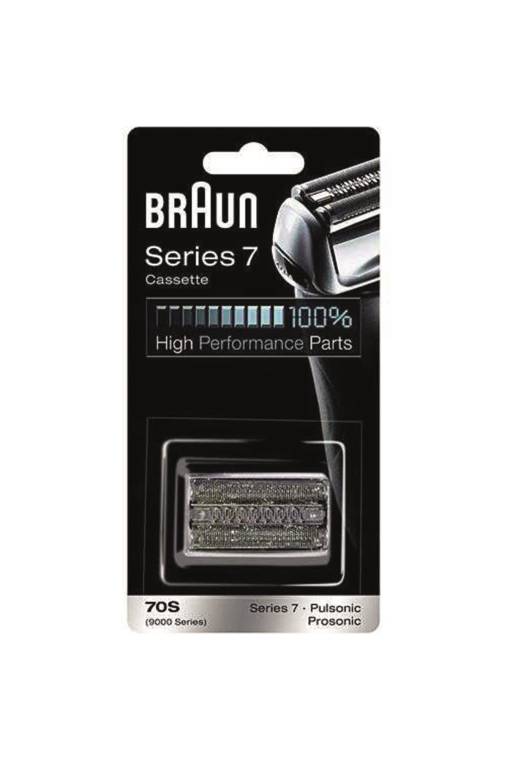 Braun 7 Serisi Tıraş Makinesi Yedek Başlığı 70S (Gümüş) - 1