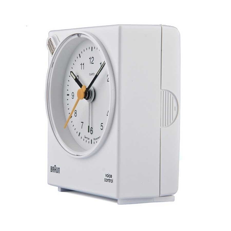 Braun BNC004WHWH Alarmlı Masa Saati Beyaz - Thumbnail