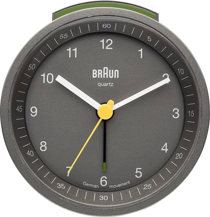 Braun BNC007GYGY Alarmlı Masa Saati Gri - 1