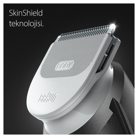 Braun BodyGroomer 3 BG 3340 SkinShield Teknolojisi, 3 Ek Parçalı Vücut Bakım Seti              - 4