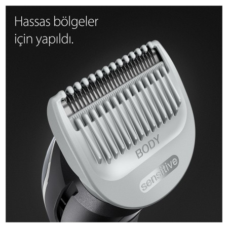 Braun BodyGroomer 3 BG 3340 SkinShield Teknolojisi, 3 Ek Parçalı Vücut Bakım Seti              - 5