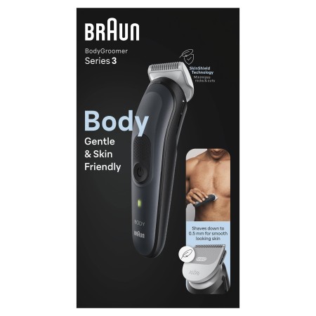 Braun BodyGroomer 3 BG 3340 SkinShield Teknolojisi, 3 Ek Parçalı Vücut Bakım Seti              - 7