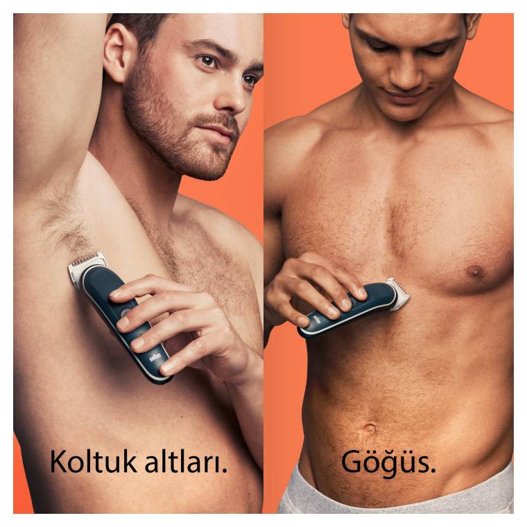 Braun BodyGroomer 5 BG 5340 SkinShield Teknolojisi, 3 Ek Parçalı Vücut Bakım Seti - 3