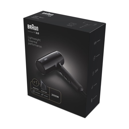 Braun BRHD200E HD2.0 Saç Kurutma Makinesi, 1 Başlıklı, 2000W - Thumbnail