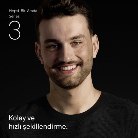 Braun Hepsi Bir Arada Series 3, 4’ü 1 arada Tıraş Kiti, Keskin Bıçak, 14 Uzunluk, AIO3500 - Thumbnail