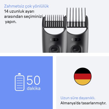 Braun Hepsi Bir Arada Series 3, 4’ü 1 arada Tıraş Kiti, Keskin Bıçak, 14 Uzunluk, AIO3500 - Thumbnail
