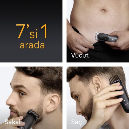 Braun Hepsi Bir Arada Series 5, 7’si 1 arada Tıraş Kiti, Keskin Bıçak, Vücut Tıraşı AIO5520 - Thumbnail