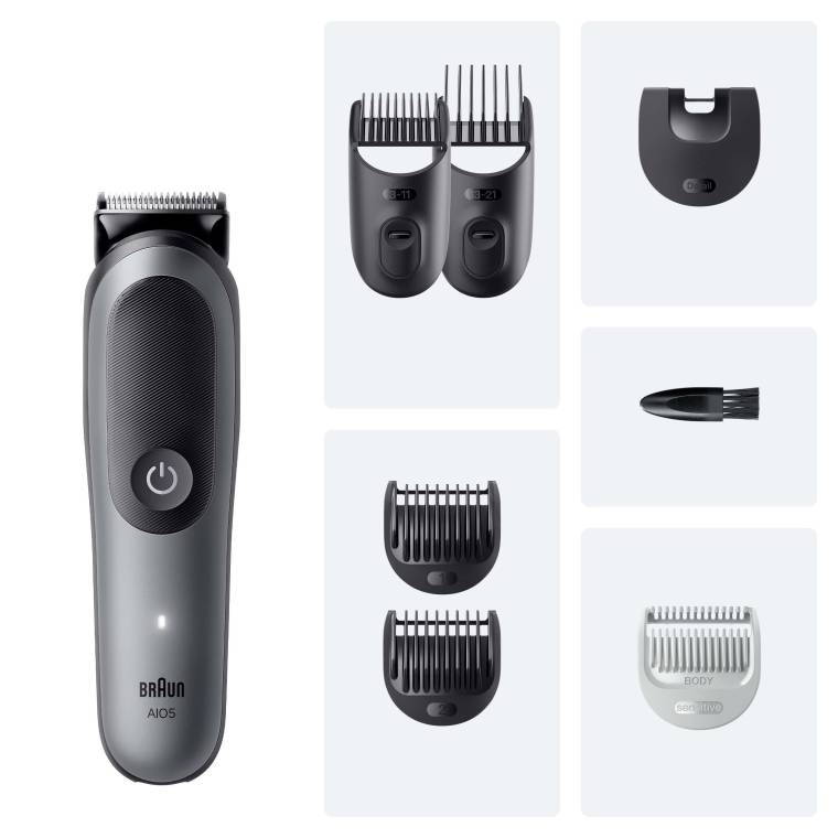 Braun Hepsi Bir Arada Series 5, 7’si 1 arada Tıraş Kiti, Keskin Bıçak, Vücut Tıraşı AIO5520 - 6