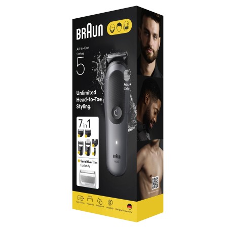 Braun Hepsi Bir Arada Series 5, 7’si 1 arada Tıraş Kiti, Keskin Bıçak, Vücut Tıraşı AIO5520 - Thumbnail