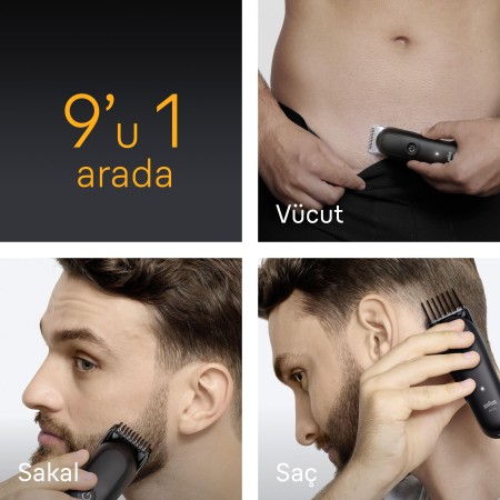 Braun Hepsi Bir Arada Series 5, 9’u 1 arada Tıraş Kiti, Keskin Bıçak, Vücut Tıraşı AIO5540 - Thumbnail