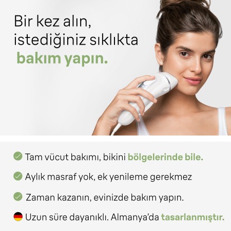 Braun IPL Silk·expert Pro 3, Evde Tüy Alma, Çanta, Venus Tıraş Makinesi, 2 Başlık ile, PL3132 - Thumbnail