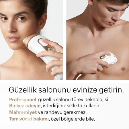 Braun IPL Silk·expert Pro 5, Evde Tüy Alma, Çanta, Venus Tıraş Makinesi, 4 Başlık ile, PL5382 - Thumbnail