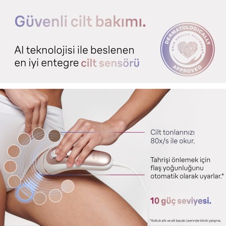 Braun IPL Skin i·expert, Evde Tüy Alma, Ücretsiz Uygulama, Çanta, Gillette Venus, 3 Başlık, PL7253 - Thumbnail