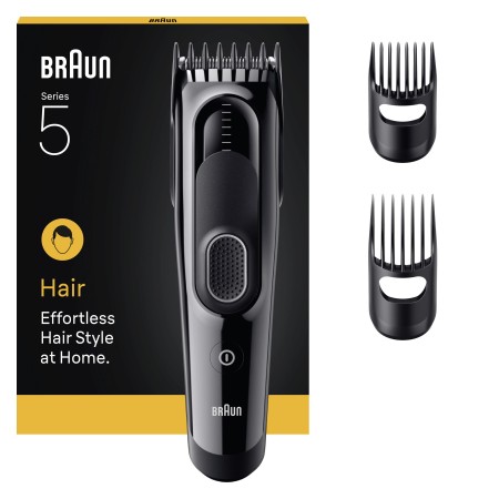 Braun - Braun Saç Kesme Makinesi Series 5, +3 Aksesuar, Ömür Boyu Keskin Bıçak, 17 Uzunluk, HC5530