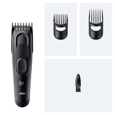 Braun Saç Kesme Makinesi Series 5, +3 Aksesuar, Ömür Boyu Keskin Bıçak, 17 Uzunluk, HC5530 - Thumbnail