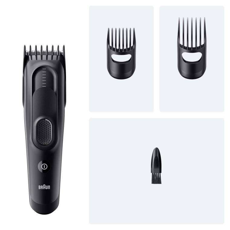 Braun Saç Kesme Makinesi Series 5, +3 Aksesuar, Ömür Boyu Keskin Bıçak, 17 Uzunluk, HC5530 - 7