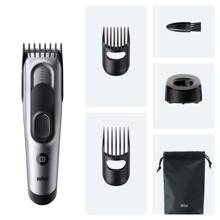 Braun Saç Kesme Makinesi Series 7, +5 Aksesuar, Ömür Boyu Keskin Bıçak, 17 Uzunluk, HC7590 - Thumbnail