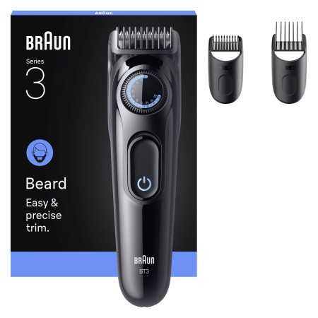 Braun - Braun Sakal Düzeltici Series 3, +3 Aksesuar, 40 Uzunluk, Keskin Bıçak, BT3520