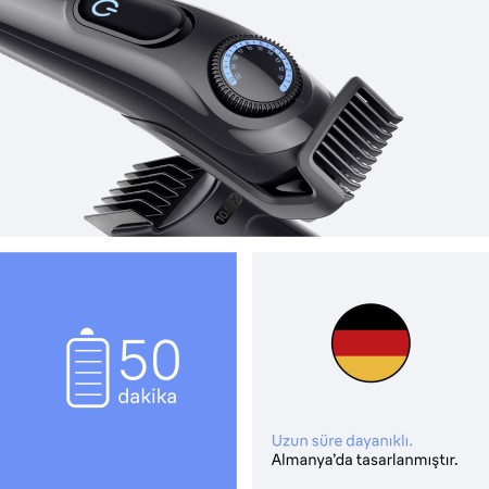 Braun Sakal Düzeltici Series 3, +3 Aksesuar, 40 Uzunluk, Keskin Bıçak, BT3520 - Thumbnail