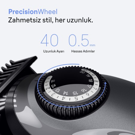 Braun Sakal Düzeltici Series 3, +5 Aksesuar, 40 Uzunluk, Keskin Bıçak, BT3560 - Thumbnail