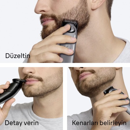 Braun Sakal Düzeltici Series 3, +5 Aksesuar, 40 Uzunluk, Keskin Bıçak, BT3560 - Thumbnail