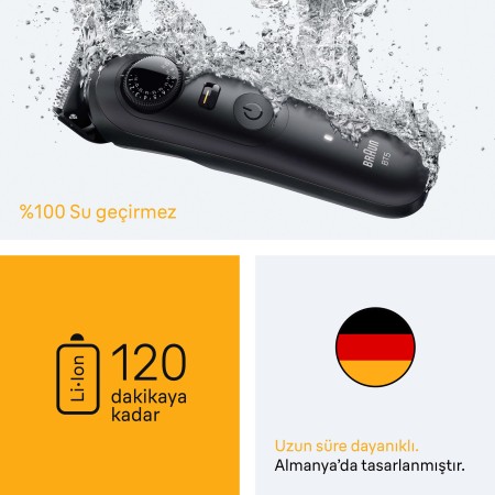 Braun Sakal Düzeltici Series 5, +4 Aksesuar, 40 Uzunluk, Keskin Bıçak, BT5520 - Thumbnail