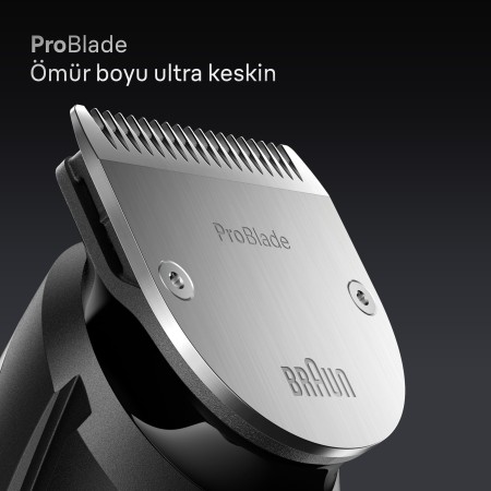 Braun Sakal Düzeltici Series 7, +10 Berber Ekipmanları, 40 Uzunluk, ProBlade, BT7540 - Thumbnail