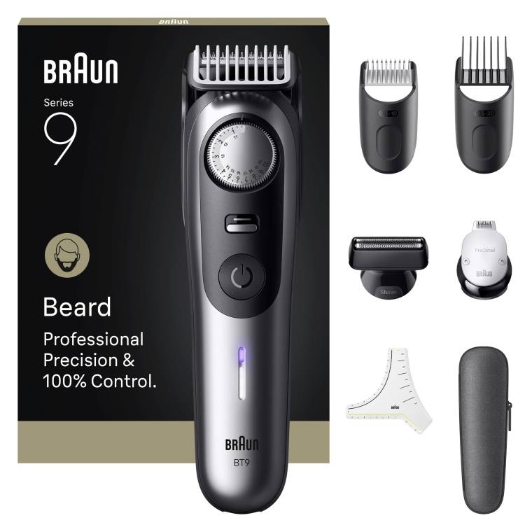 Braun Sakal Düzeltici Series 9, +7 Berber Ekipmanları, 52 Uzunluk, ProBlade, BT9520 - 1