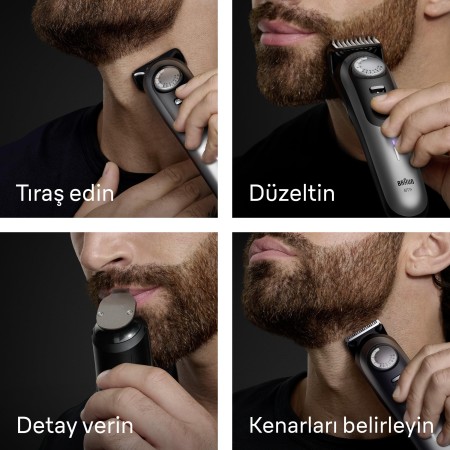 Braun Sakal Düzeltici Series 9, +7 Berber Ekipmanları, 52 Uzunluk, ProBlade, BT9520 - Thumbnail