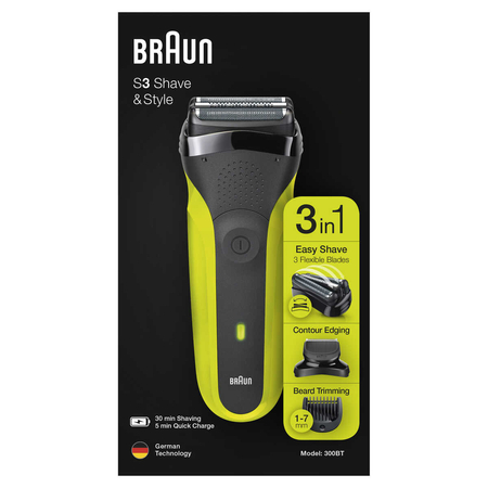 Braun Series 3 300 BT VTGRN  3’ü 1 Arada Tıraş Makinesi - Thumbnail