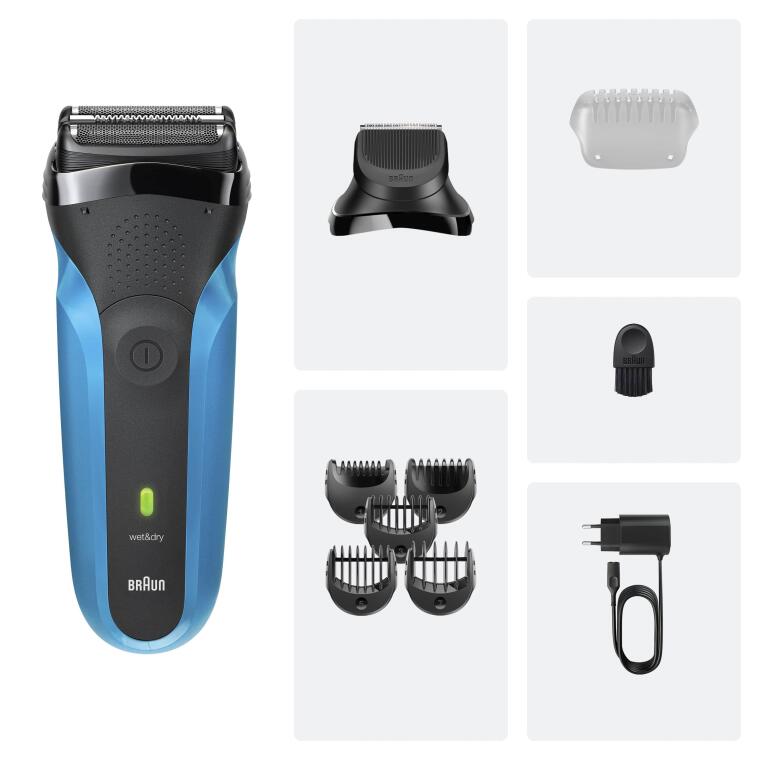 Braun Series 3 Elektrikli Sakal Şekillendirici ve Tıraş Makinesi, Islak ve Kuru, 310BT - 6