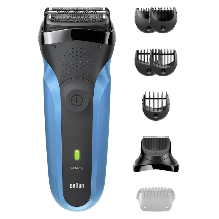 Braun Series 3 Elektrikli Sakal Şekillendirici ve Tıraş Makinesi, Islak ve Kuru, 310BT - 7