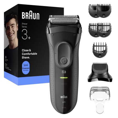 Braun Series 3+ Elektrikli Tıraş Makinesi, Kuru, 3000BT - Thumbnail