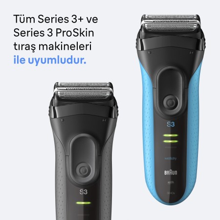 Braun Series 3+ Elektrikli Tıraş Makinesi Yedek Başlığı, 32B - Thumbnail