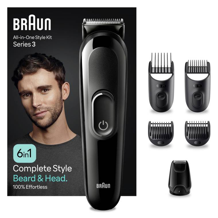 Braun Series 3 MGK3410 Hepsi Bir Arada Şekillendirme Seti, 6’sı 1 Arada Erkek Bakım Kiti - 1