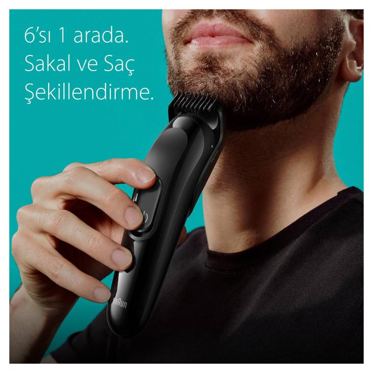 Braun Series 3 MGK3410 Hepsi Bir Arada Şekillendirme Seti, 6’sı 1 Arada Erkek Bakım Kiti - 2