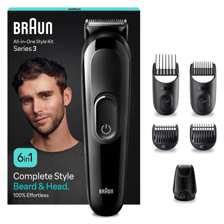Braun Series 3 MGK3420 Hepsi Bir Arada Şekillendirme Seti, 6’sı 1 Arada Erkek Bakım Kiti - 1