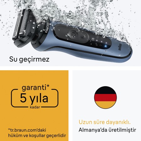Braun Series 5 Elektrikli Tıraş Makinesi, Islak ve Kuru, Hassas Düzeltici, Vücut, 52-A1650S - Thumbnail