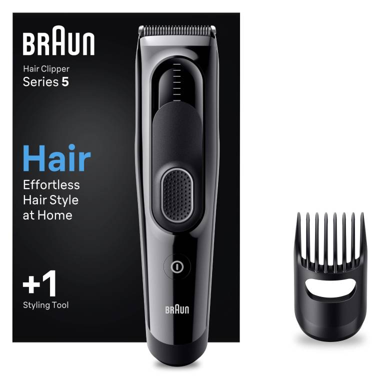 Braun Series 5 HC5310, Erkekler İçin 9 Uzunluk Ayarına Sahip Saç Kesme Makinesi  - 1
