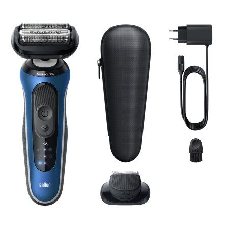 Braun Series 6 Elektrikli Tıraş Makinesi, Islak ve Kuru, Hassas Düzeltici Başlık, 62-B1200S - Thumbnail