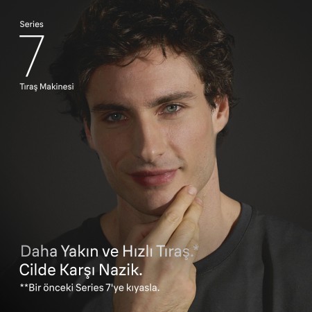 Braun Series 7 Elektrikli Tıraş Makinesi, Islak ve Kuru, Hassas Düzeltici Başlık, 72-C1200S - Thumbnail