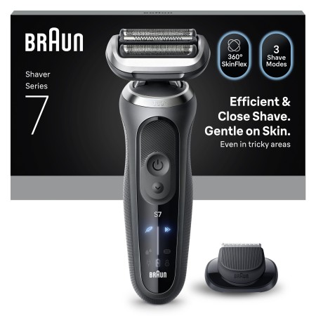 Braun - Braun Series 7 Elektrikli Tıraş Makinesi, Islak ve Kuru, Hassas Düzeltici Başlık, 72-G1200S