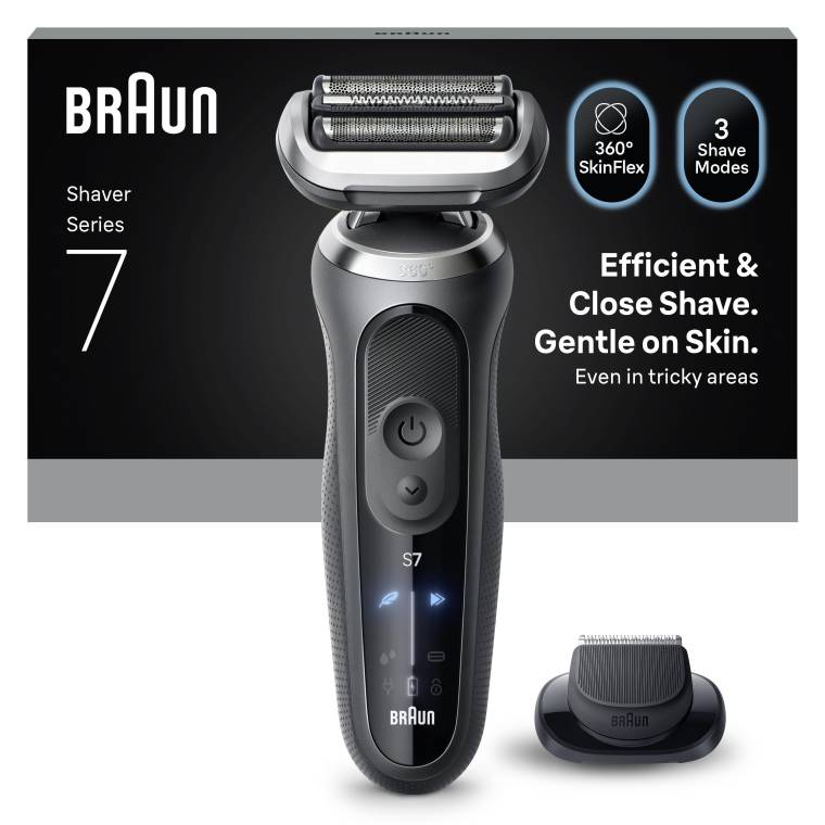 Braun Series 7 Elektrikli Tıraş Makinesi, Islak ve Kuru, Hassas Düzeltici Başlık, 72-G1200S - 1