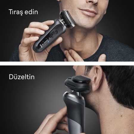 Braun Series 7 Elektrikli Tıraş Makinesi, Islak ve Kuru, Hassas Düzeltici Başlık, 72-G1200S - Thumbnail