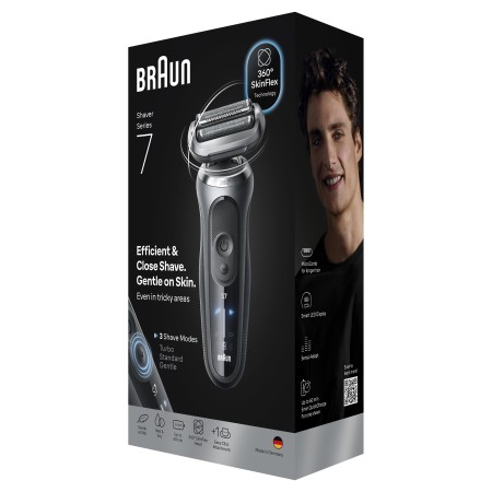 Braun Series 7 Elektrikli Tıraş Makinesi, Islak ve Kuru, Hassas Düzeltici Başlık, 72-G1200S - Thumbnail