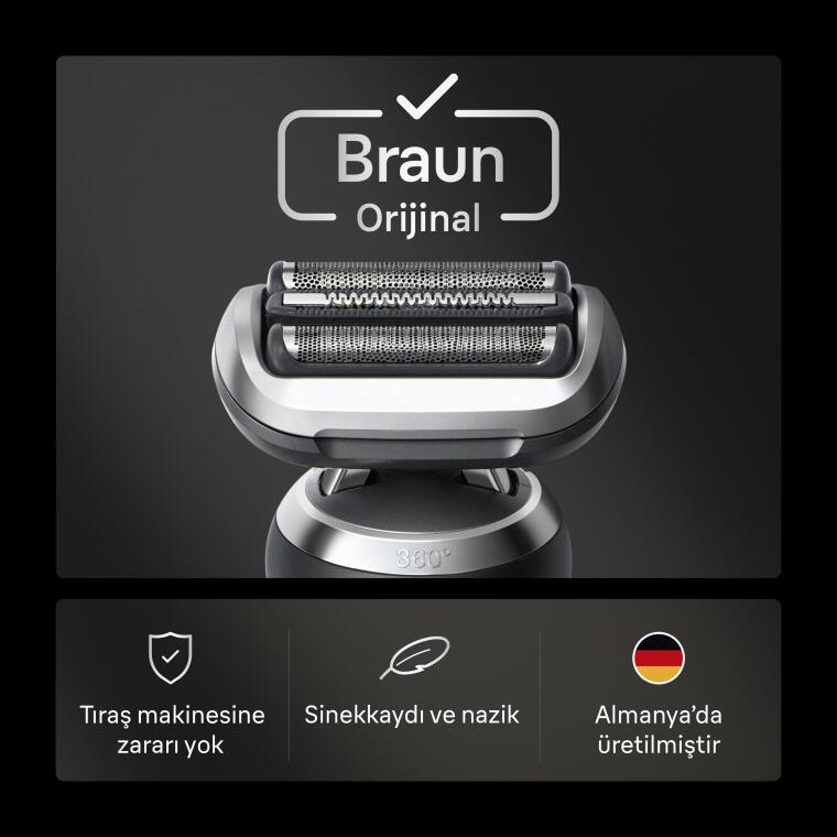Braun Series 7 Elektrikli Tıraş Makinesi Yedek Başlığı, 74S - 6