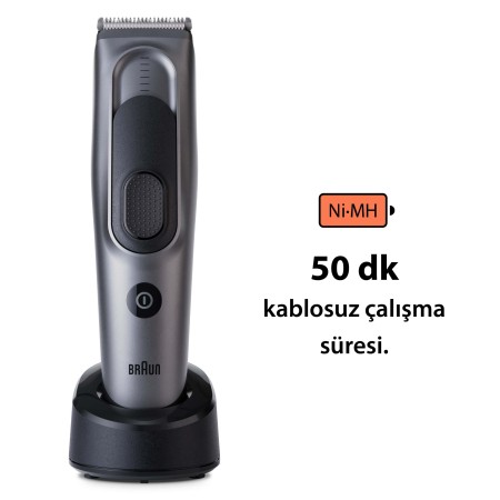 Braun Series 7 HC7390, Erkekler İçin 17 Uzunluk Ayarına Sahip Saç Kesme Makinesi - Thumbnail