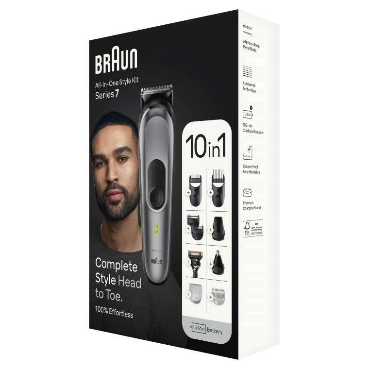 Braun Series 7 MGK7420 Hepsi Bir Arada Şekillendirme Seti, 10’u 1 Arada Erkek Bakım Kiti - 8