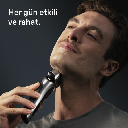 Braun Series 8 Elektrikli Tıraş Makinesi, Islak ve Kuru, Şarj Standı, 8617S - Thumbnail
