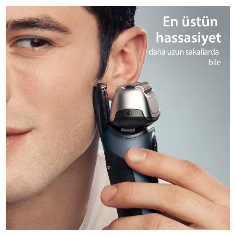 Braun Series 8 Elektrikli Tıraş Makinesi, Şarj Standı, Islak ve Kuru, 8513s, Gri - 3
